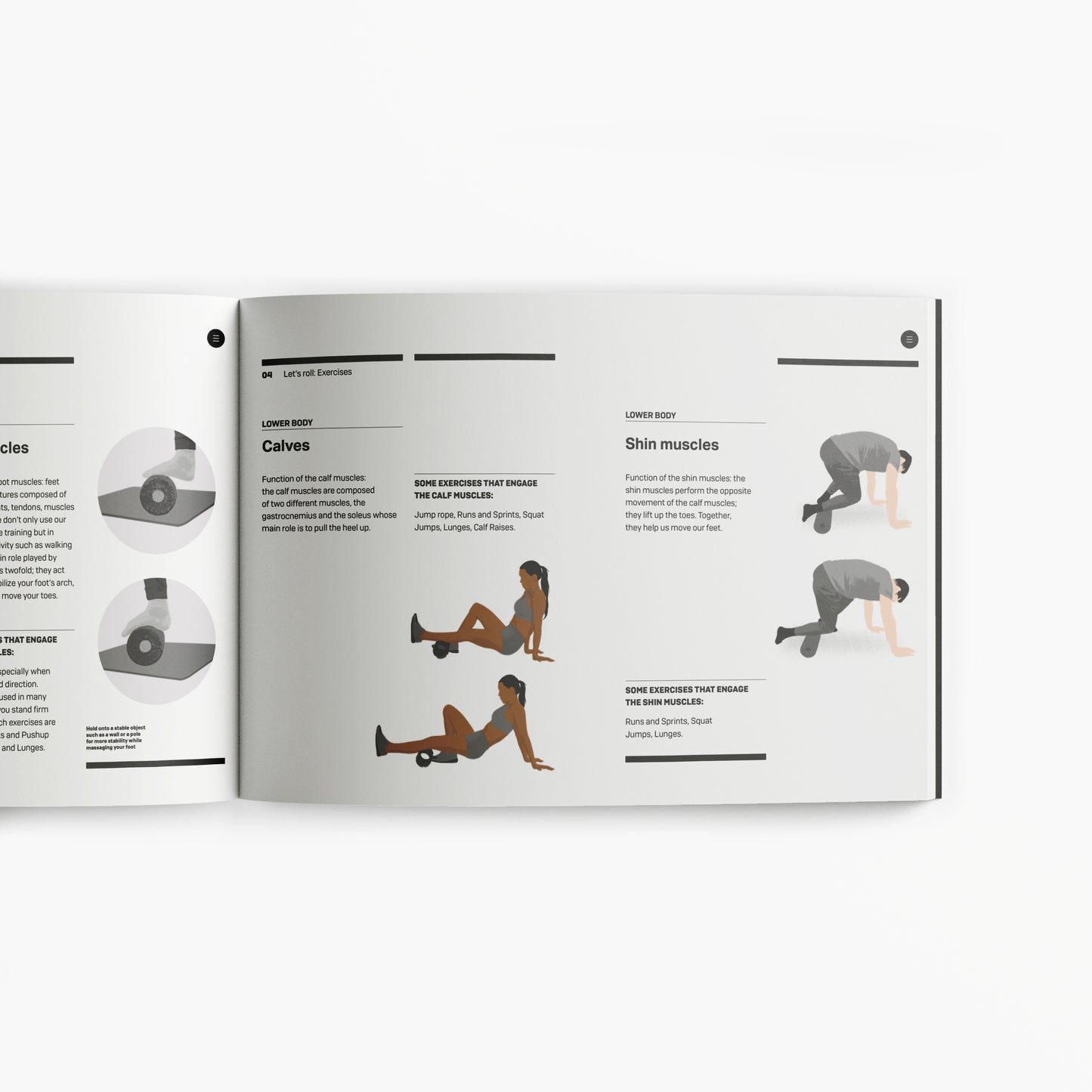 Training with foam roller - E-book