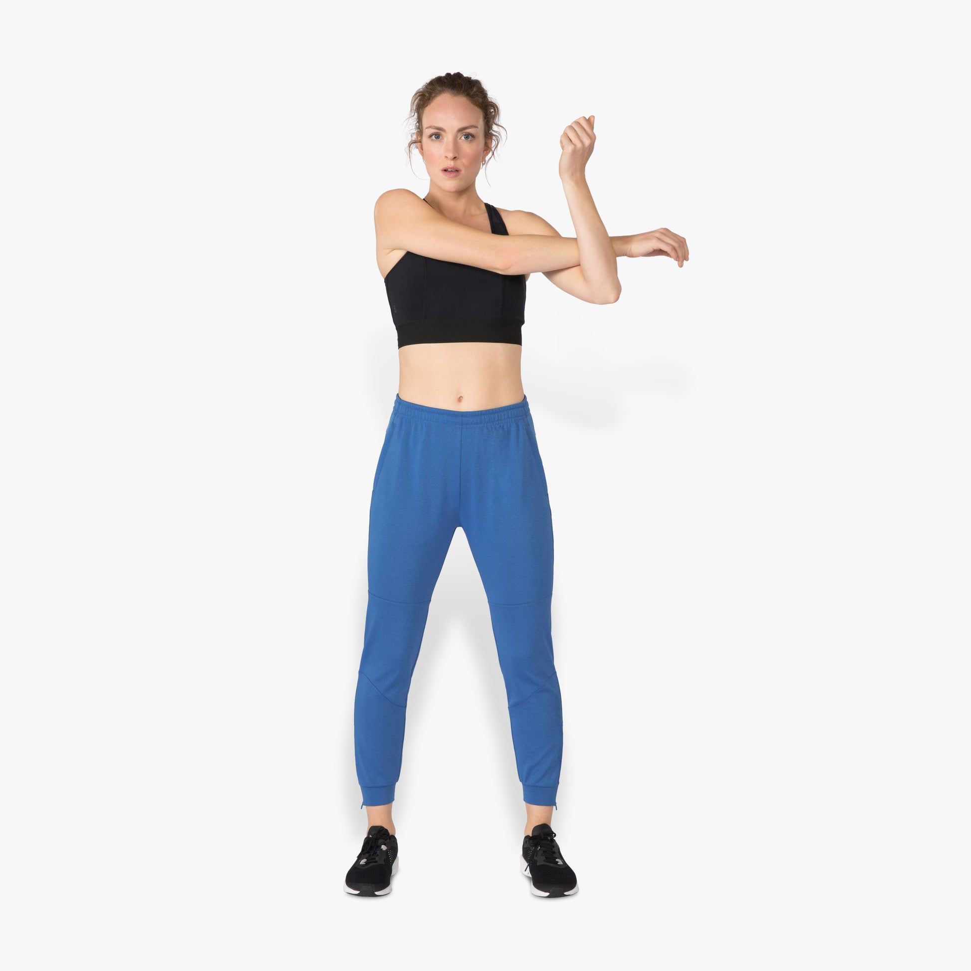 Women's Softshell Pants Blue  Freeletics Essentials – Freeletics Store