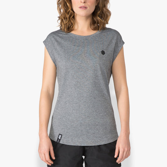 Performance hexagon T-shirt- Grey