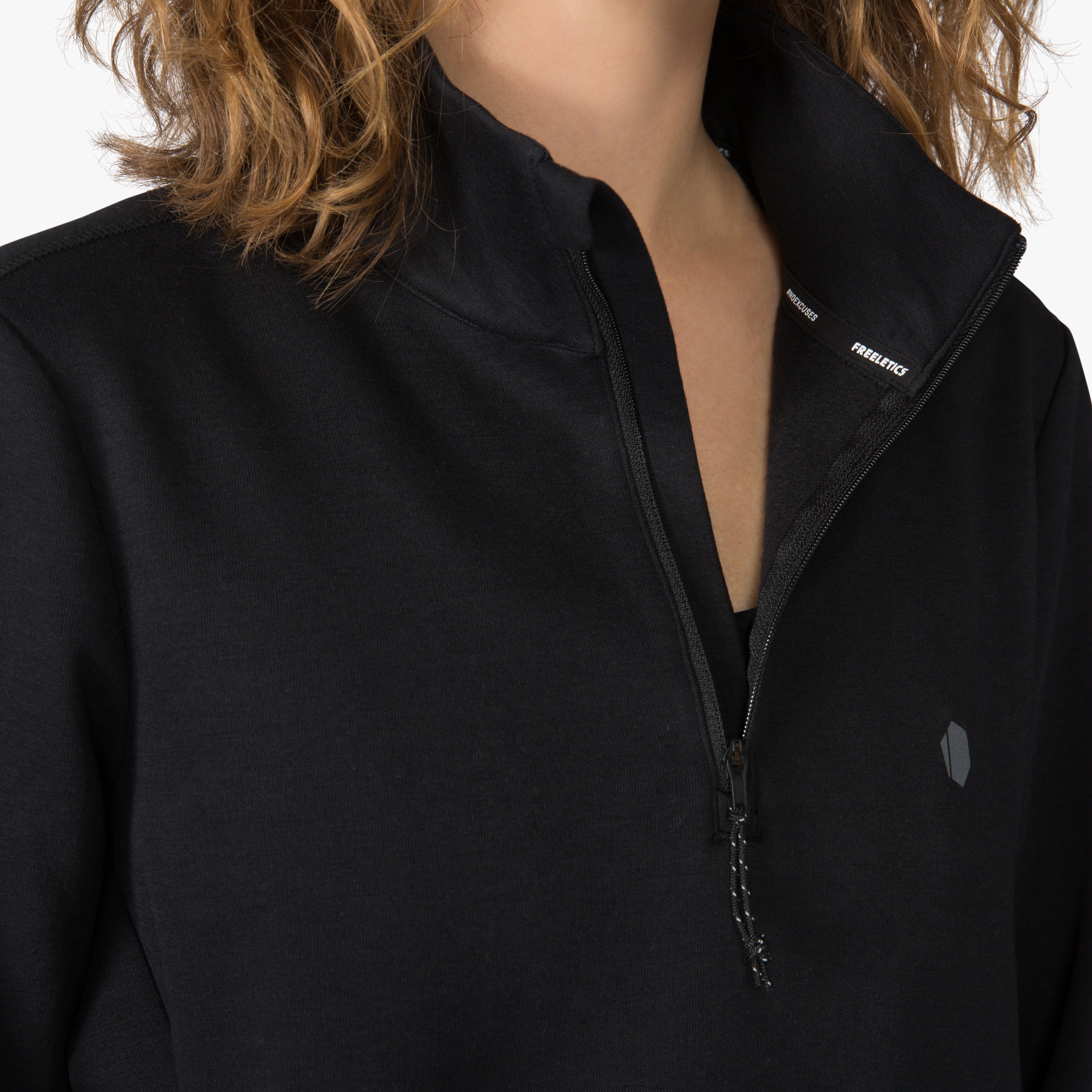 Black zipper sweater womens online