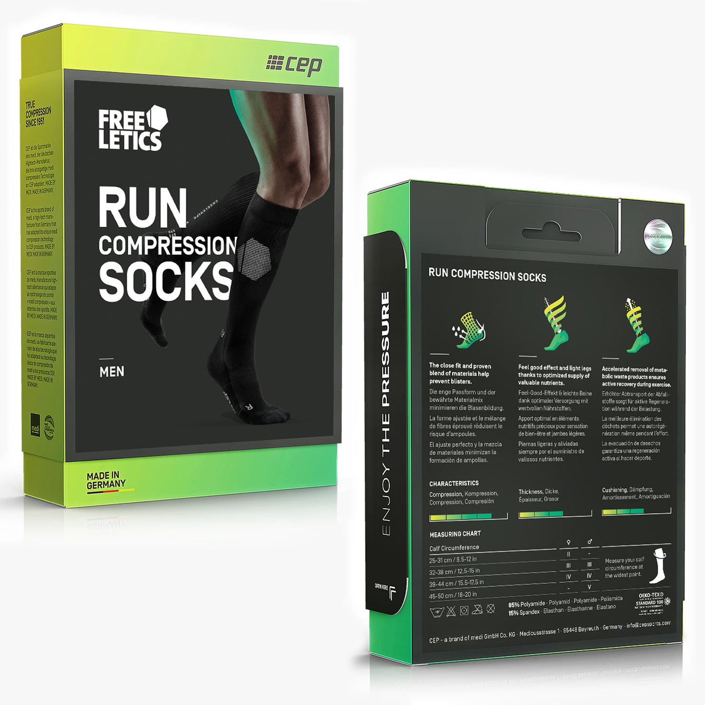 Freeletics Training Compression High-cut Socks