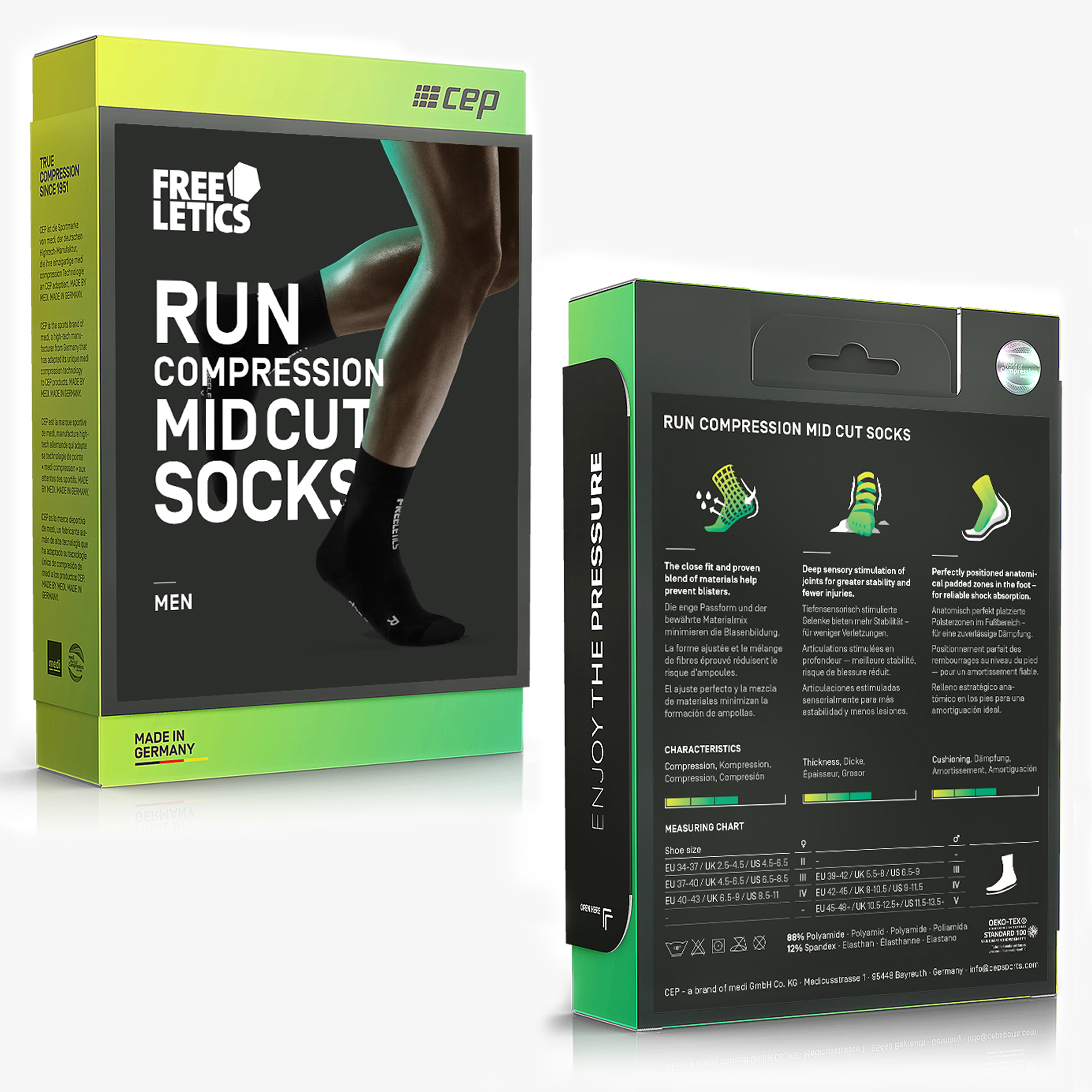 Freeletics Training Compression Socks (mid-cut)
