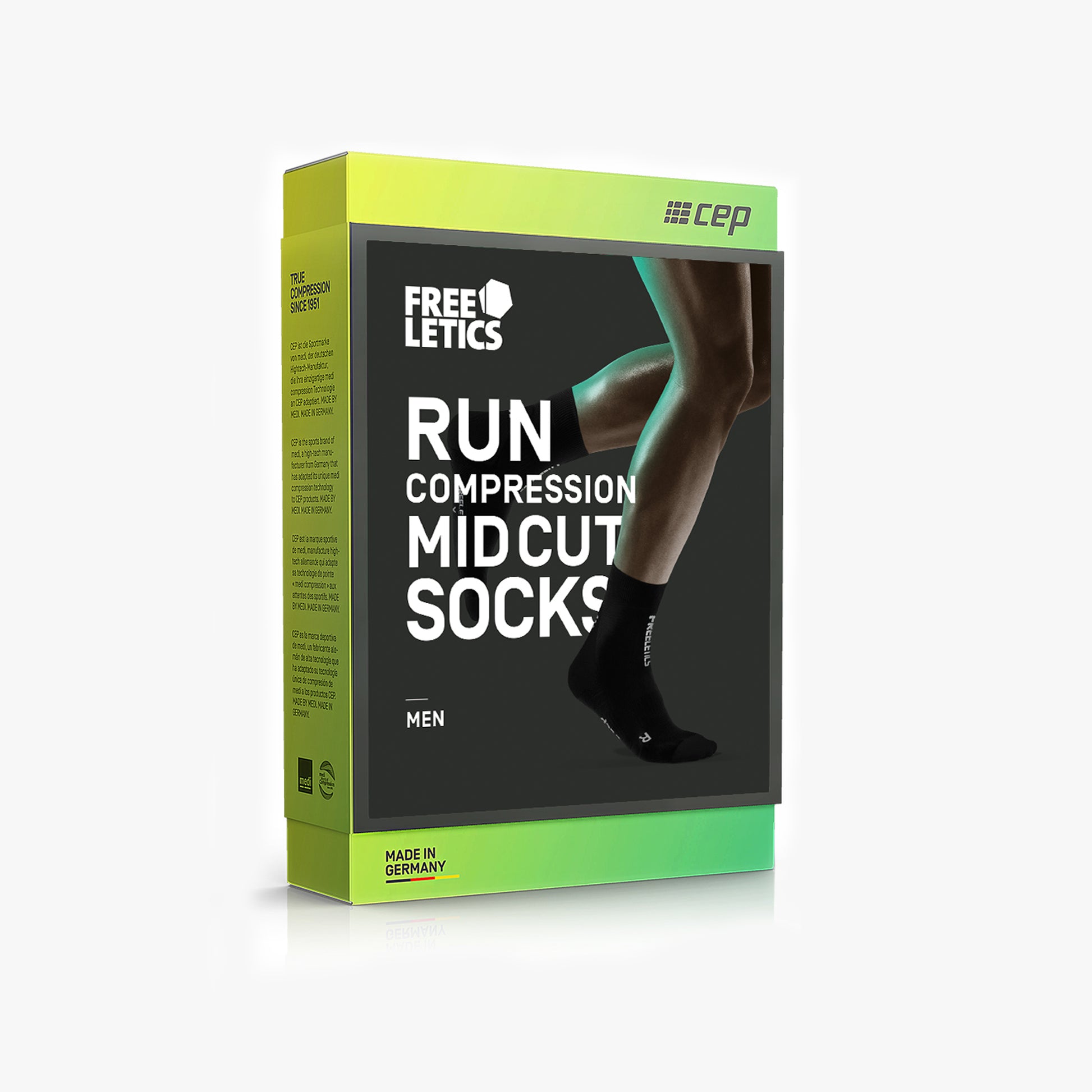Training Mid Cut Compression Socks for Men