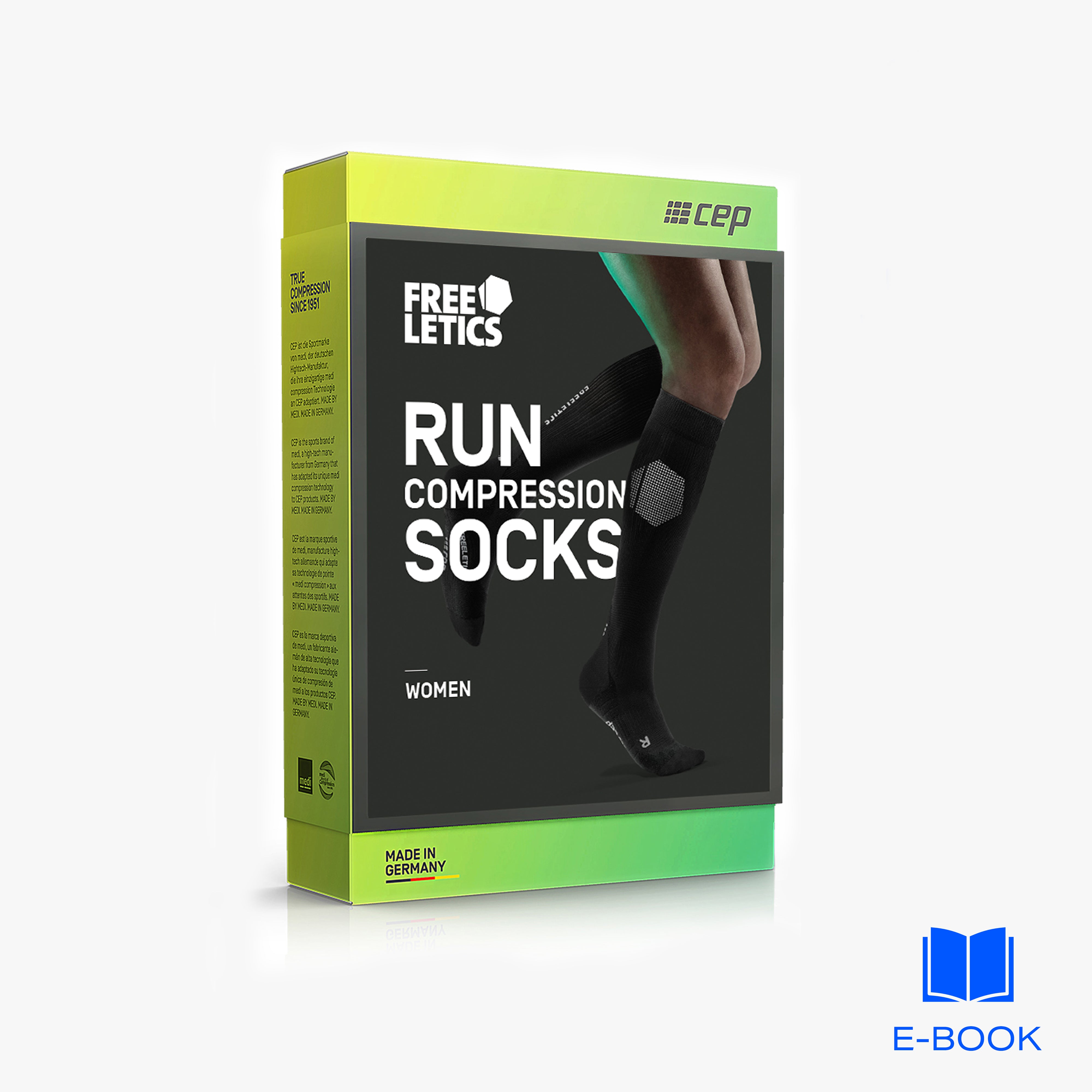 Freeletics training compression high-cut socks